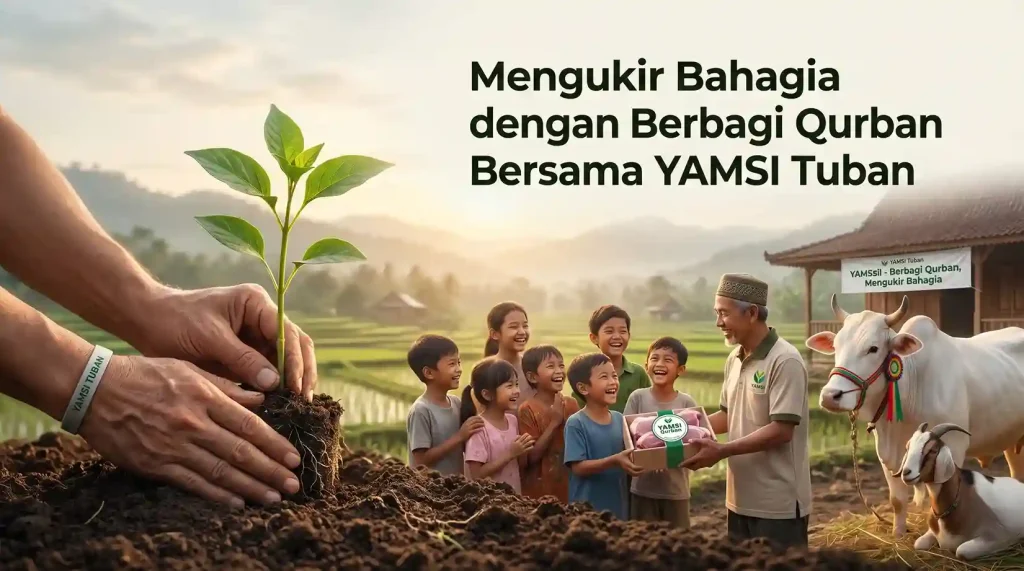 Mengukir Bahagia dengan Berbagi Qurban Bersama YAMSI Tuban