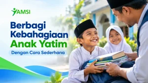 berbagi kebahagiaan anak yatim
